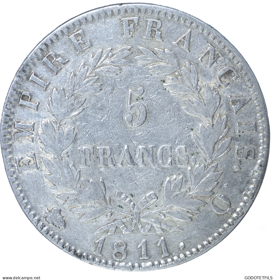 Premier Empire-5 Francs Napoléon Ier 1811 Perpignan - 5 Francs