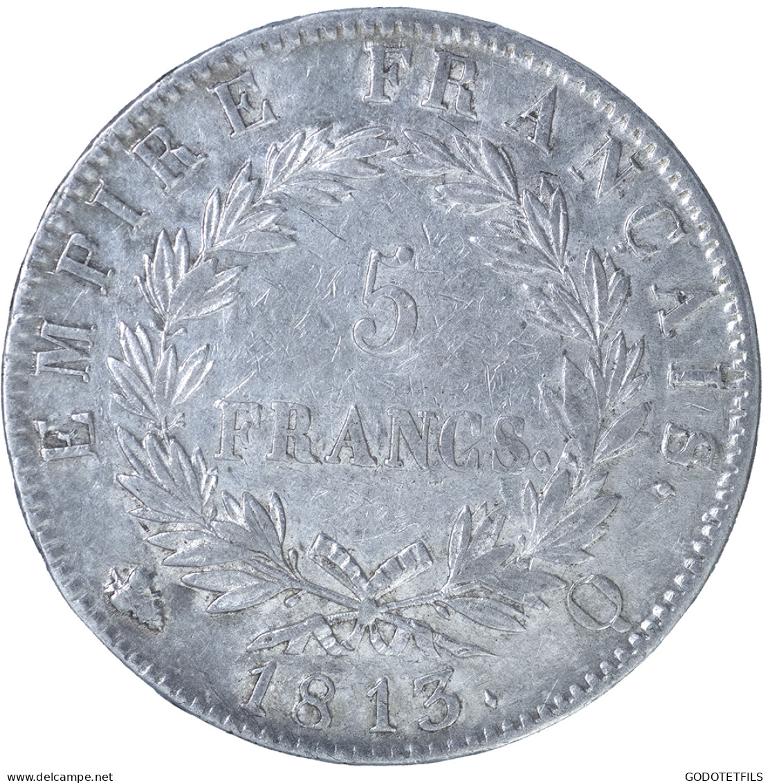 Premier Empire-5 Francs Napoléon Ier 1813 Perpignan - 5 Francs