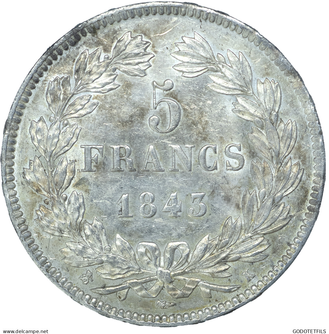 Louis-Philippe- 5 Francs 1843 Bordeaux - 5 Francs