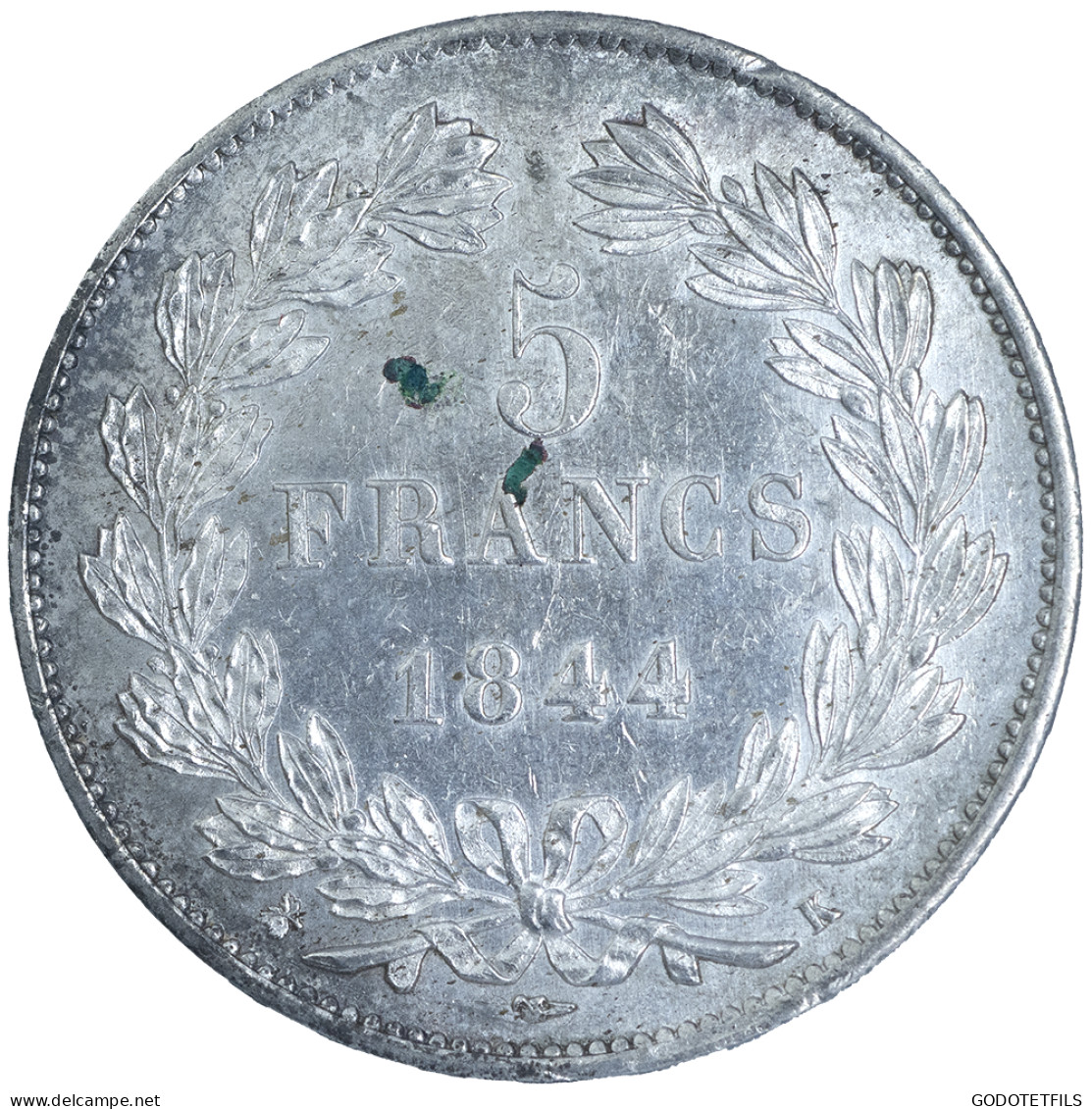 Louis-Philippe- 5 Francs 1844 Bordeaux - 5 Francs