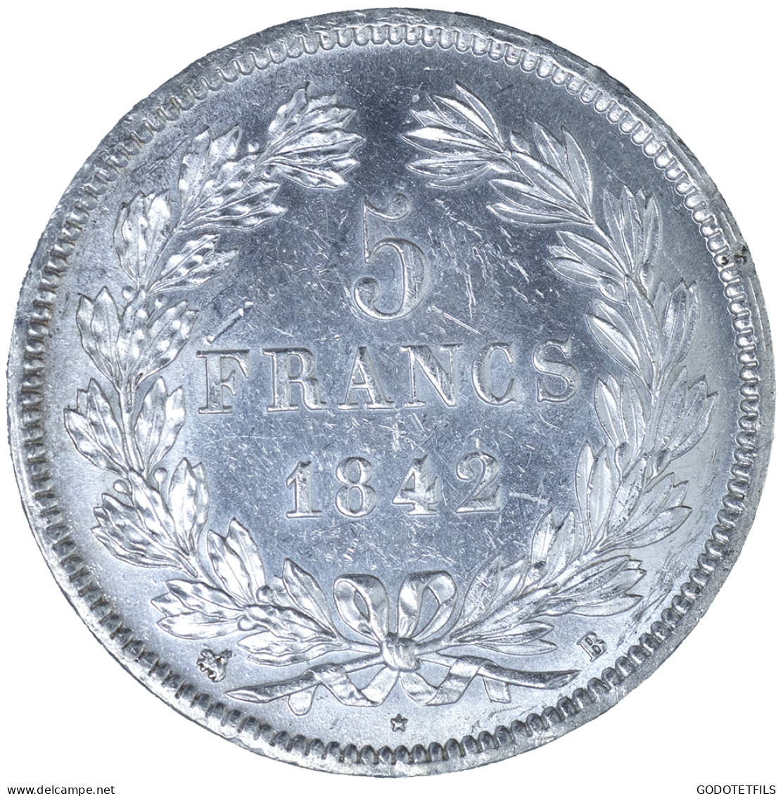 Louis-Philippe- 5 Francs 1842 Rouen - 5 Francs