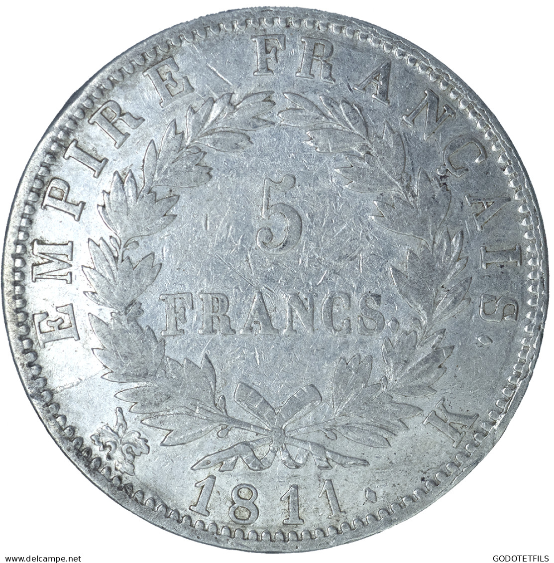 Premier Empire-5 Francs Napoléon Ier 1811 Bordeaux - 5 Francs