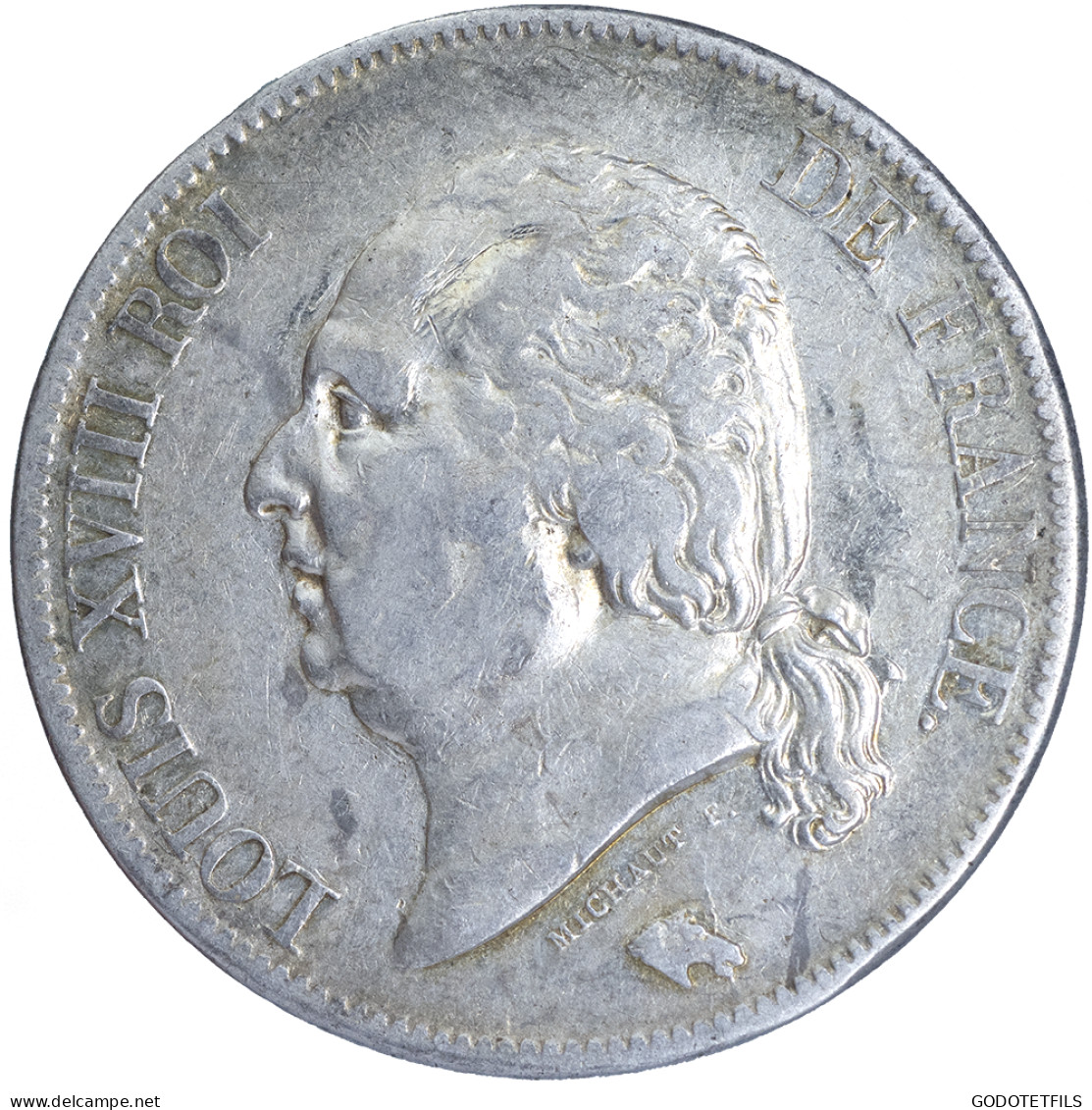 Louis XVIII-5 Francs 1822 Paris - 5 Francs