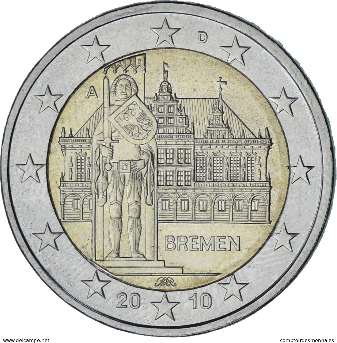 République Fédérale Allemande, 2 Euro, 2010, Munich, SPL, Bimétallique - Allemagne