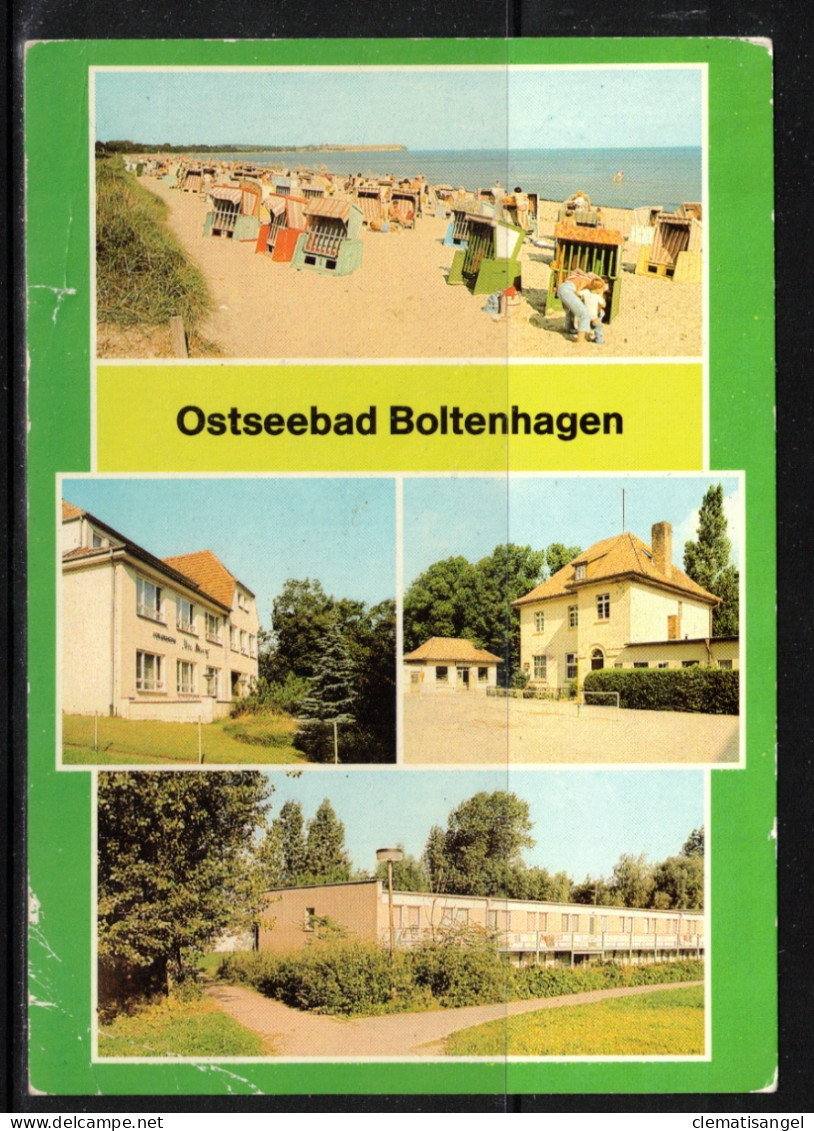 216aa* OSTSEEBAD BOLTENHAGEN * IN 4 ANSICHTEN * 1988 **! - Boltenhagen