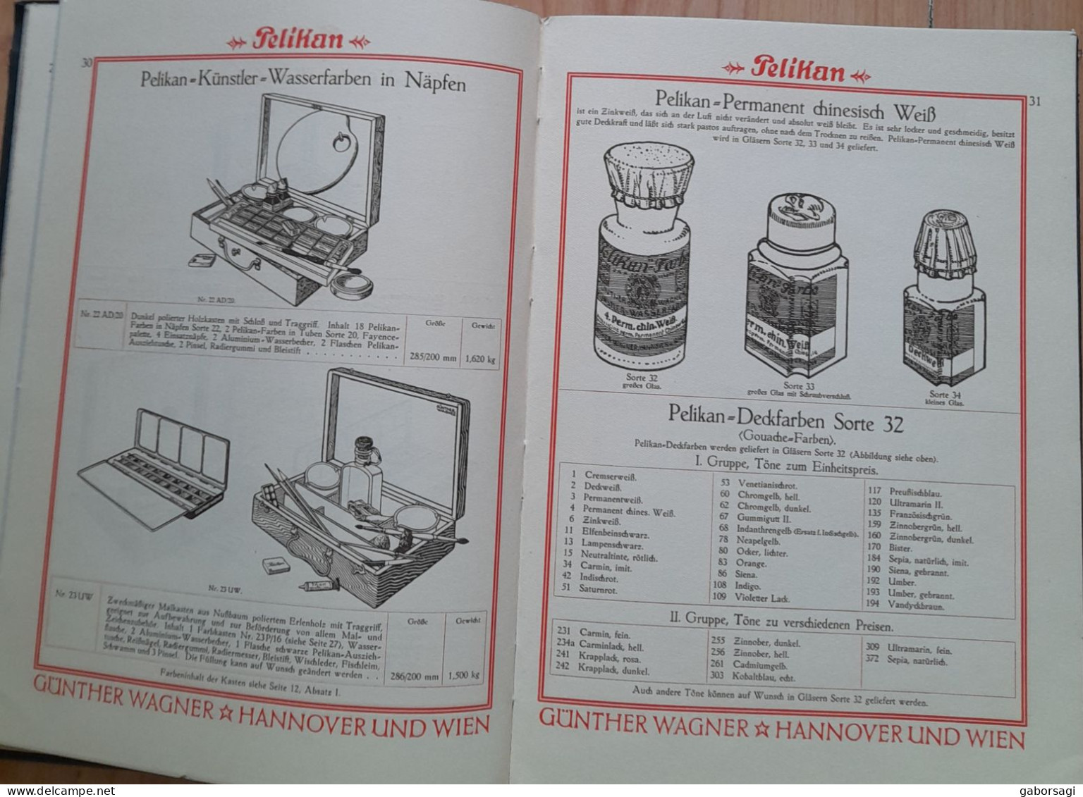 Hauptliste Nr.40 Günther Wagner Pelikan - Catalogues