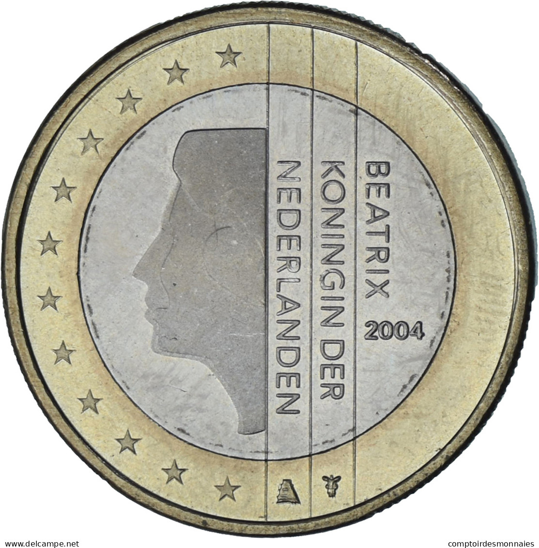 Pays-Bas, Beatrix, Euro, 2004, Utrecht, SUP, Bimétallique, KM:240 - Netherlands