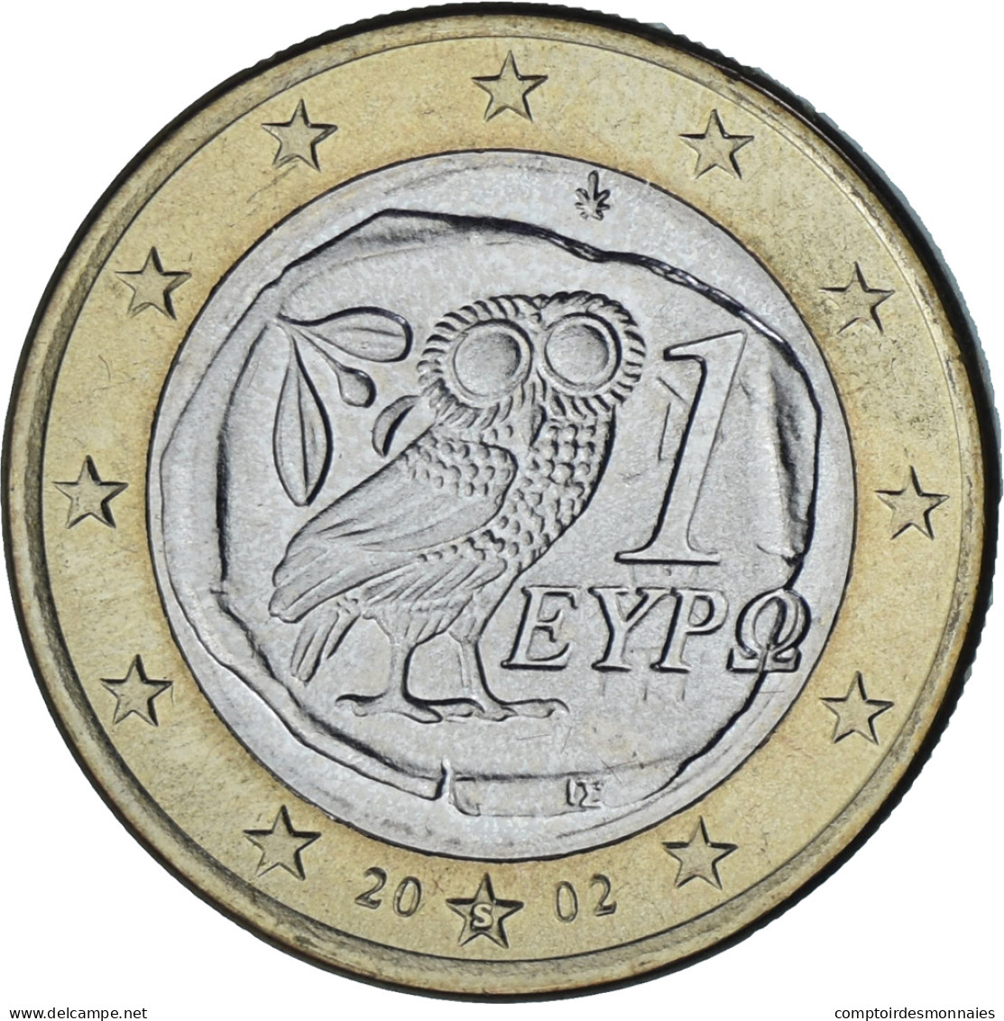 Grèce, Euro, 2002, Athènes, SUP, Bimétallique, KM:187 - Griekenland