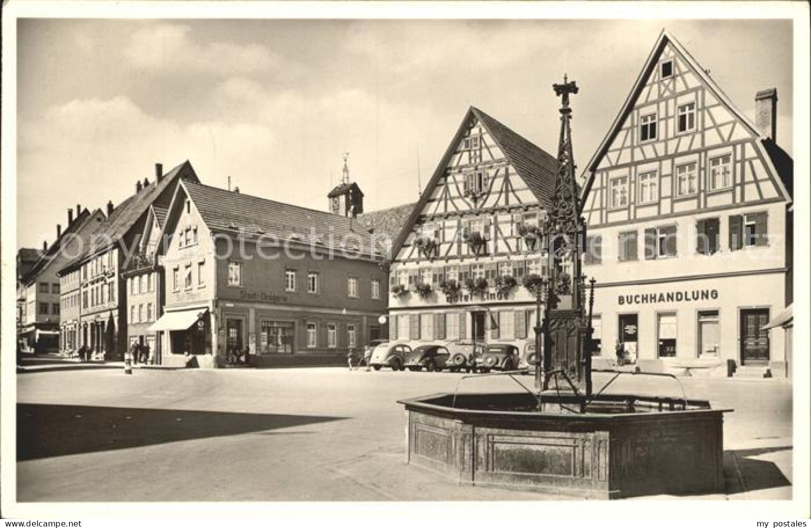 42060780 Ebingen Postbrunnen Ebingen - Albstadt