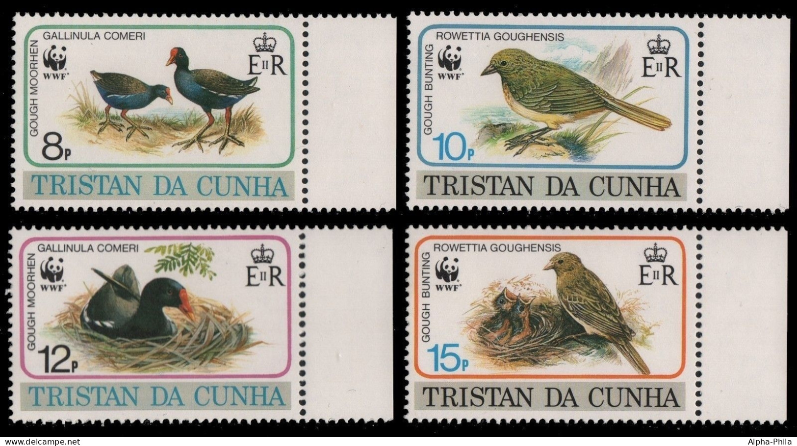 Tristan Da Cunha 1991 - Mi-Nr. 513-516 ** - MNH - Vögel / Birds - Tristan Da Cunha