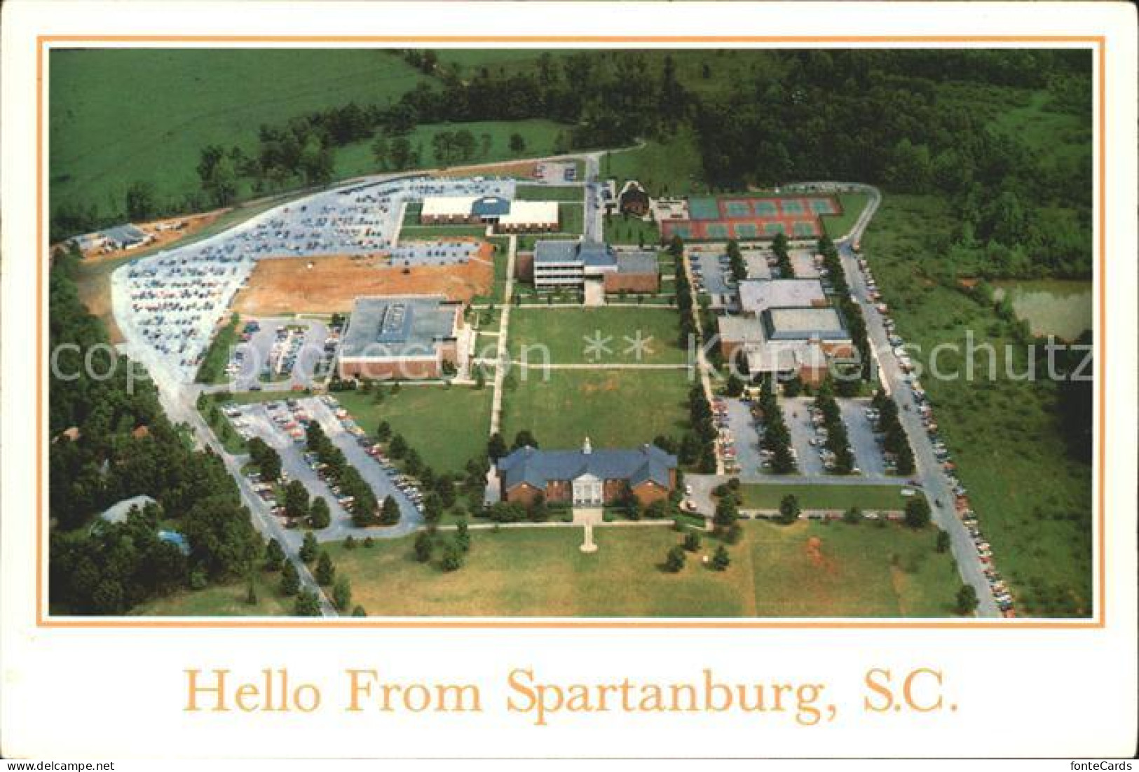 72279669 Spartanburg Fliegeraufnahme University Of South Carolina - Otros & Sin Clasificación