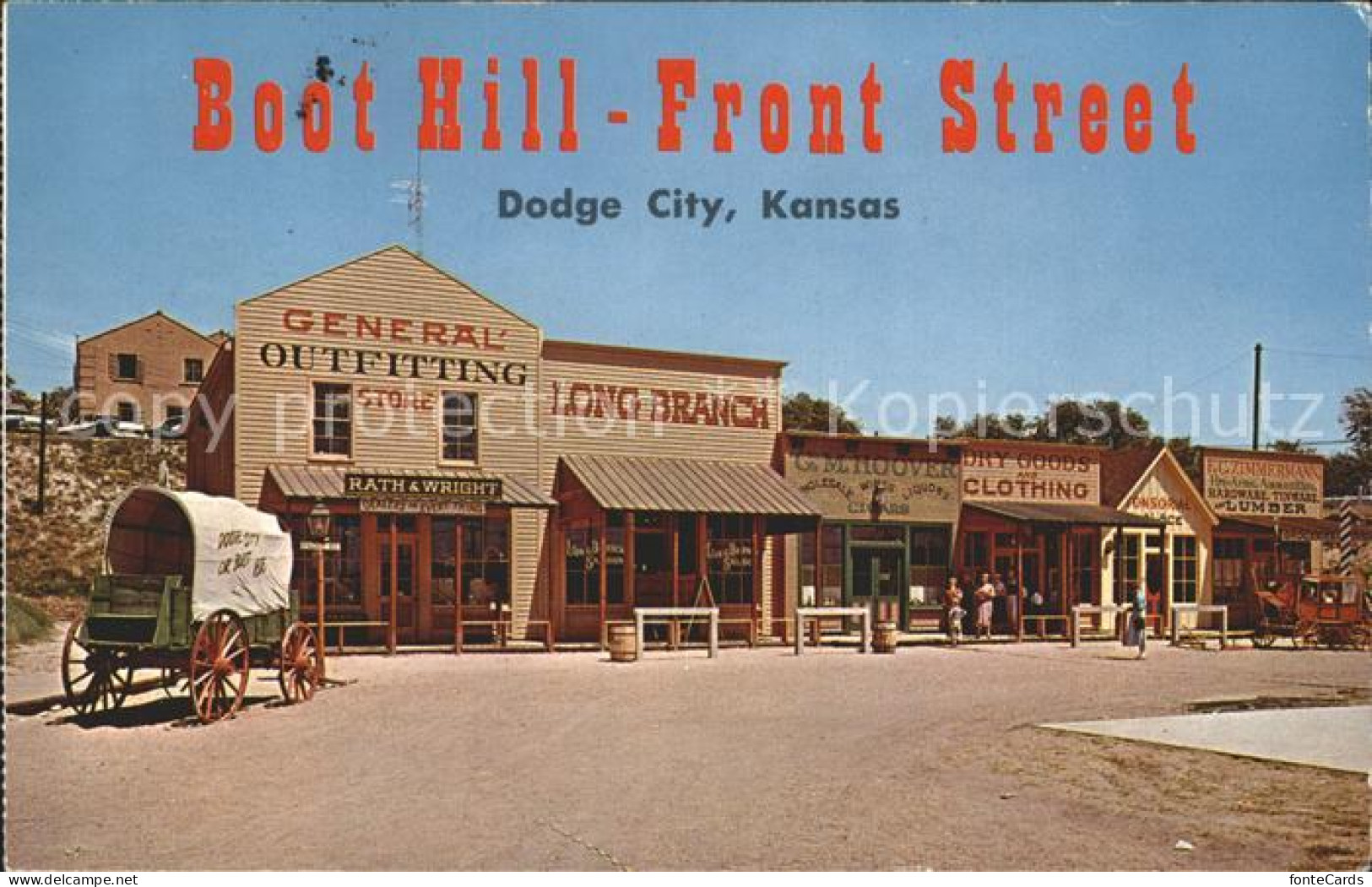 72278237 Dodge_City Boot Hill Front Street Replica - Other & Unclassified