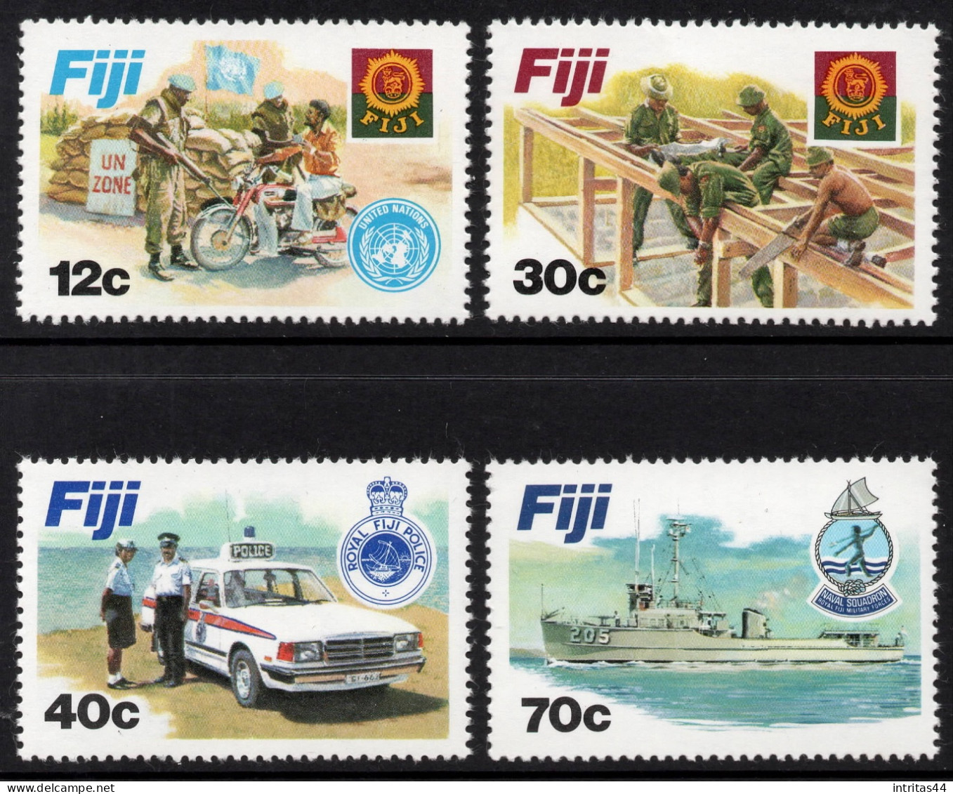 FIJI 1982  " DISCIPLINED FORCES " SET MNH - Fidji (1970-...)