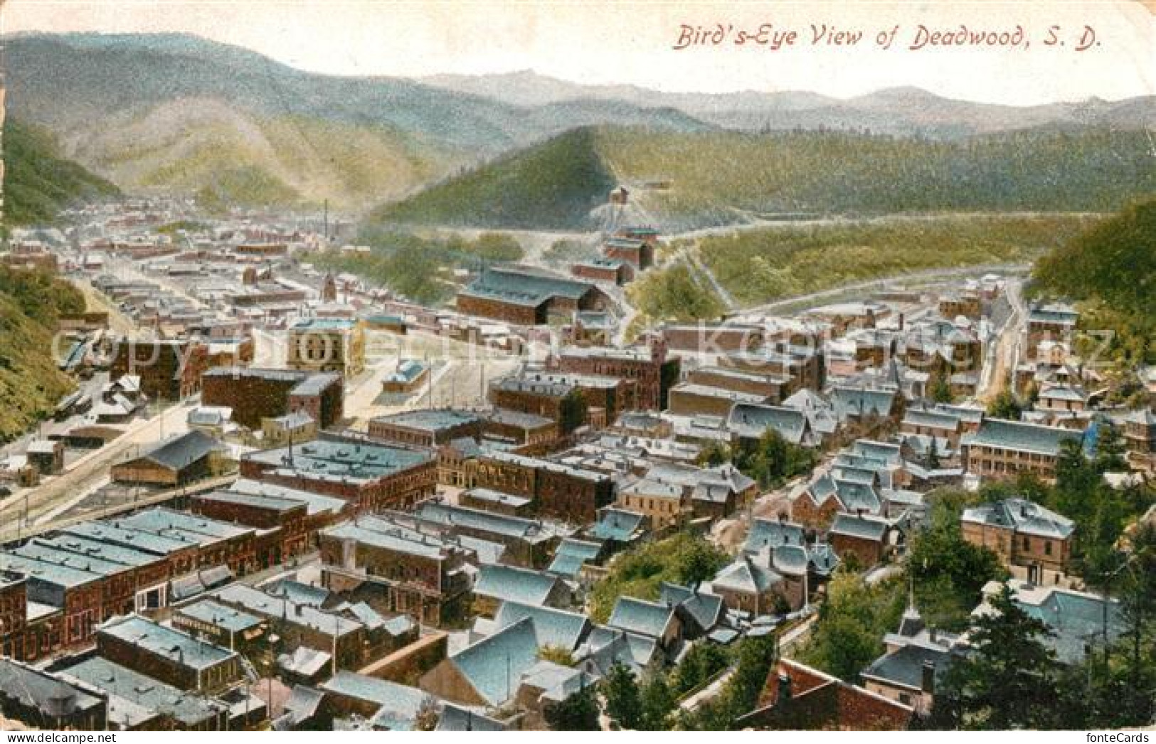 13153165 Deadwood_South_Dakota Bird_s Eye View - Altri & Non Classificati