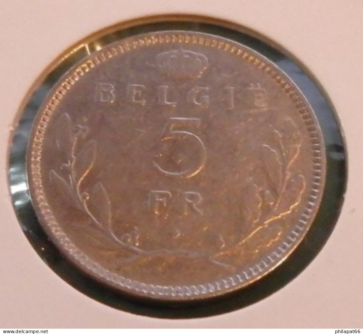 Leopold III 5Fr Portret Vorst 1936VL - 5 Francs