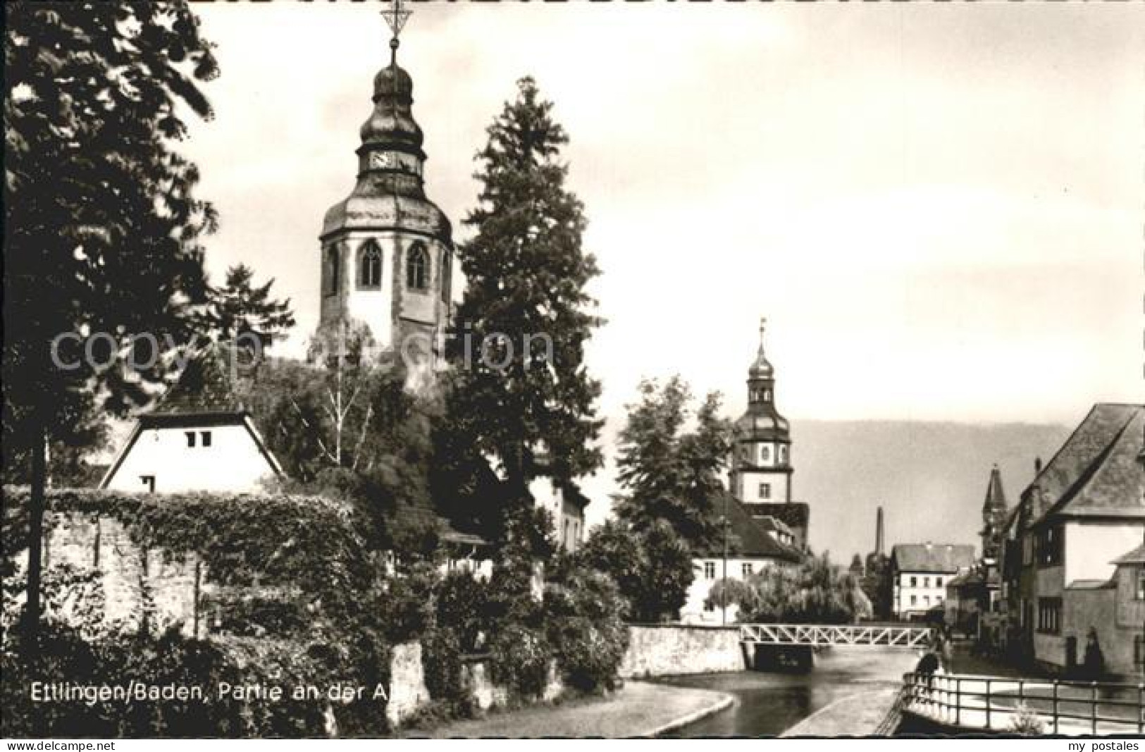 42027632 Ettlingen Alb Kirche Ettlingen - Ettlingen