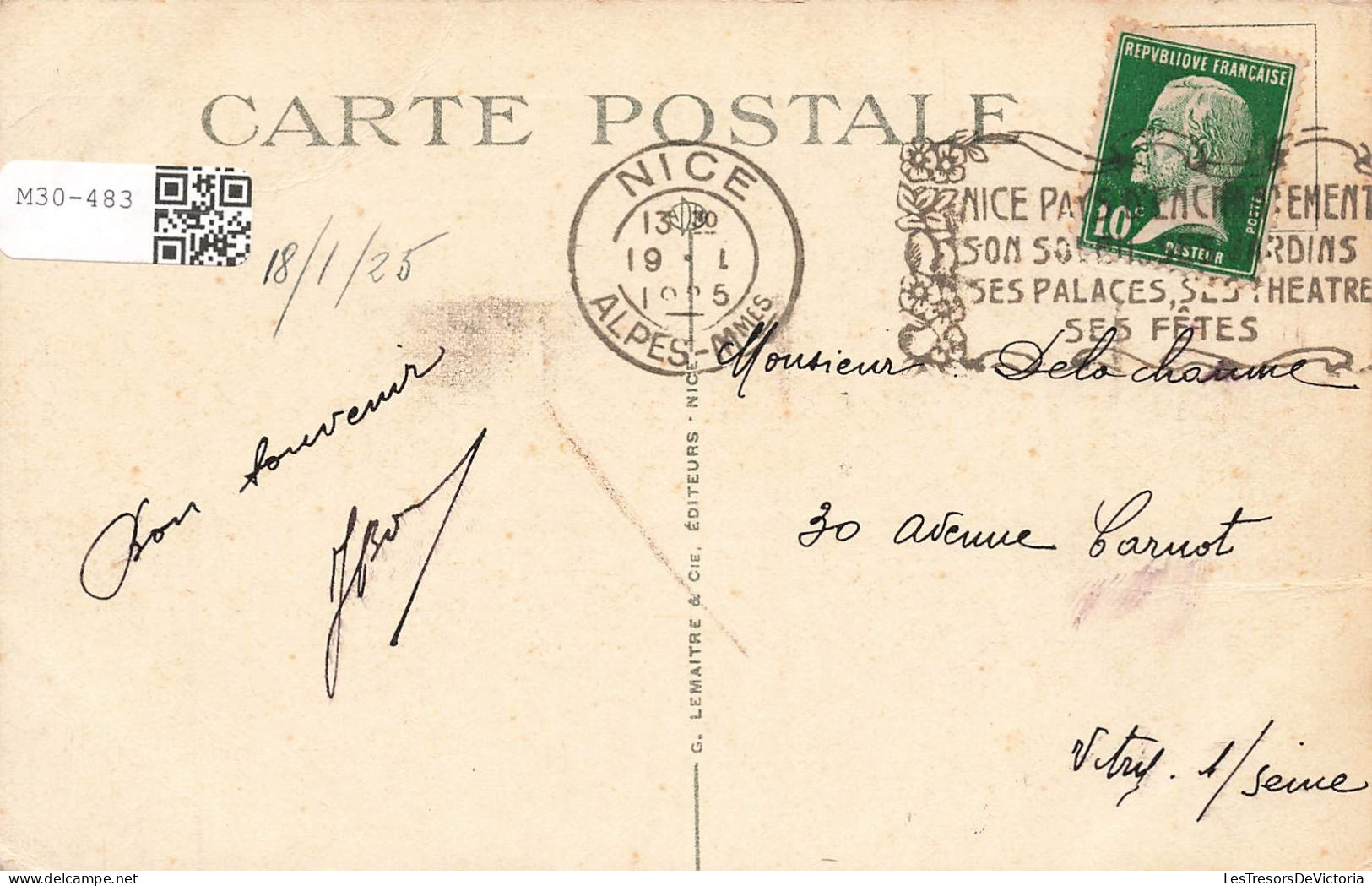 FRANCE - Nice - Un Coin Du Jardin Albert Ier - Animé - Colorisé - Carte Postale Ancienne - Parken En Tuinen