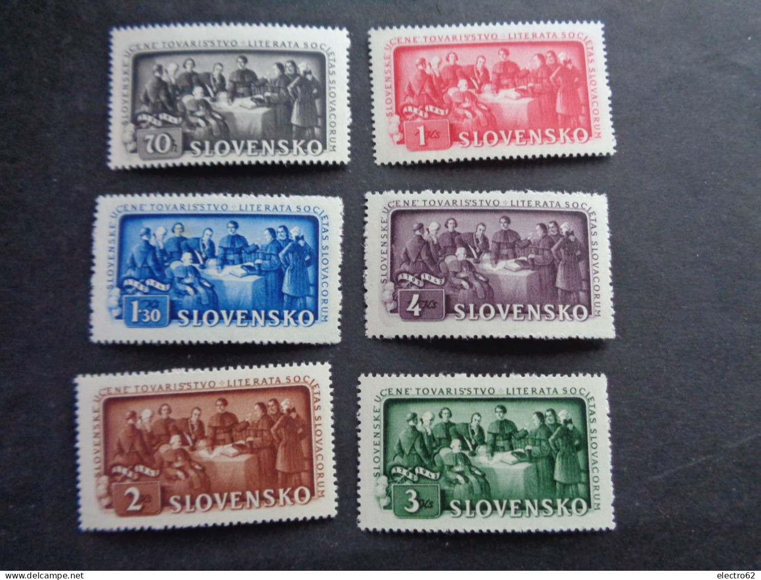 Slovaquie Slovensko Slowakei Slovakia 1942 Anniversaire Société Littéraire Slovaque - Unused Stamps