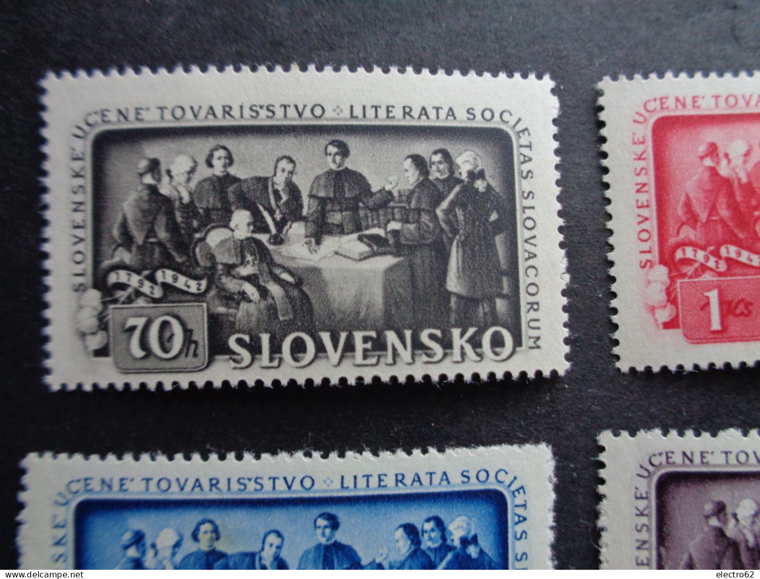 Slovaquie Slovensko Slowakei Slovakia 1942 Anniversaire Société Littéraire Slovaque - Ungebraucht