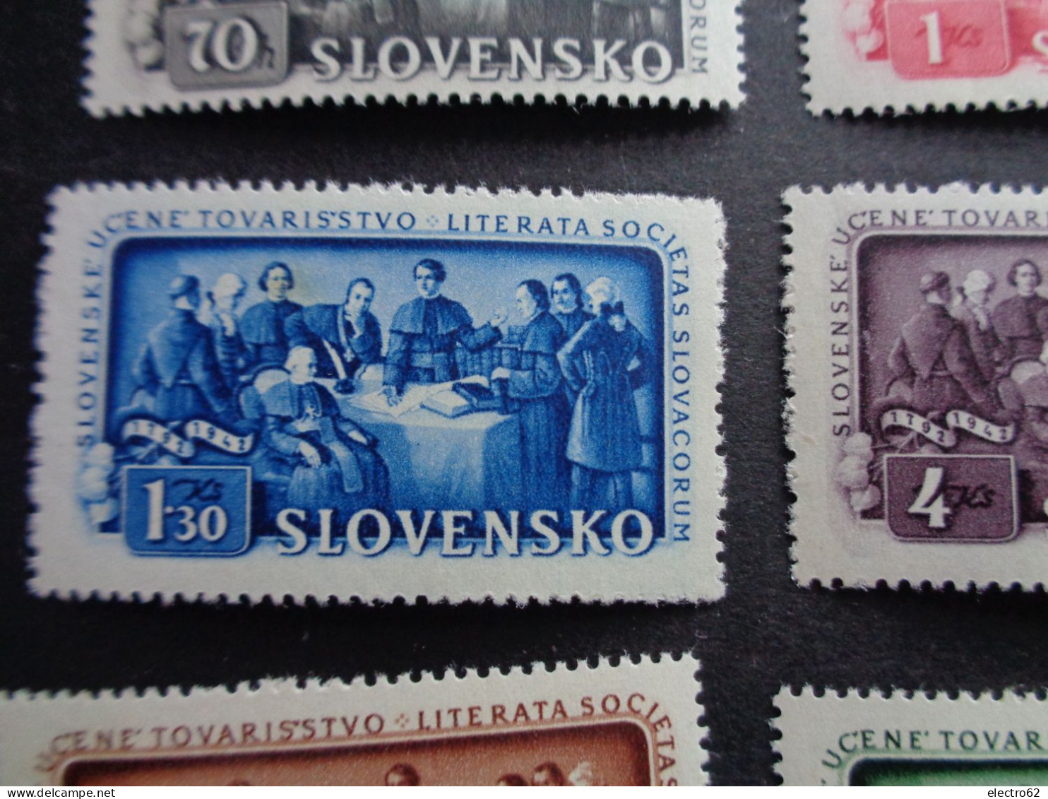 Slovaquie Slovensko Slowakei Slovakia 1942 Anniversaire Société Littéraire Slovaque - Nuevos