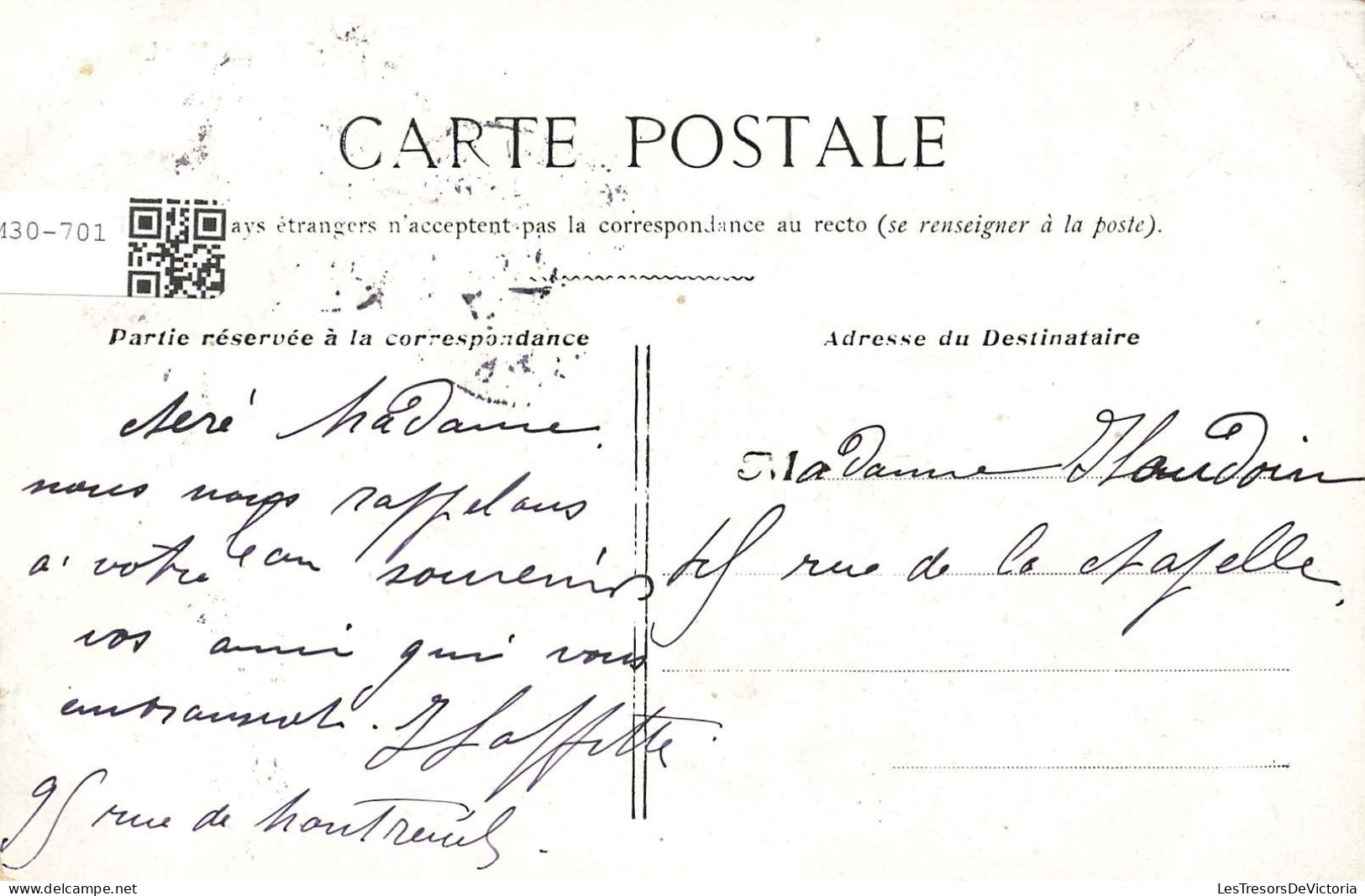 FRANCE - Paris - Gare Du Nord - Carte Postale Ancienne - Autres & Non Classés