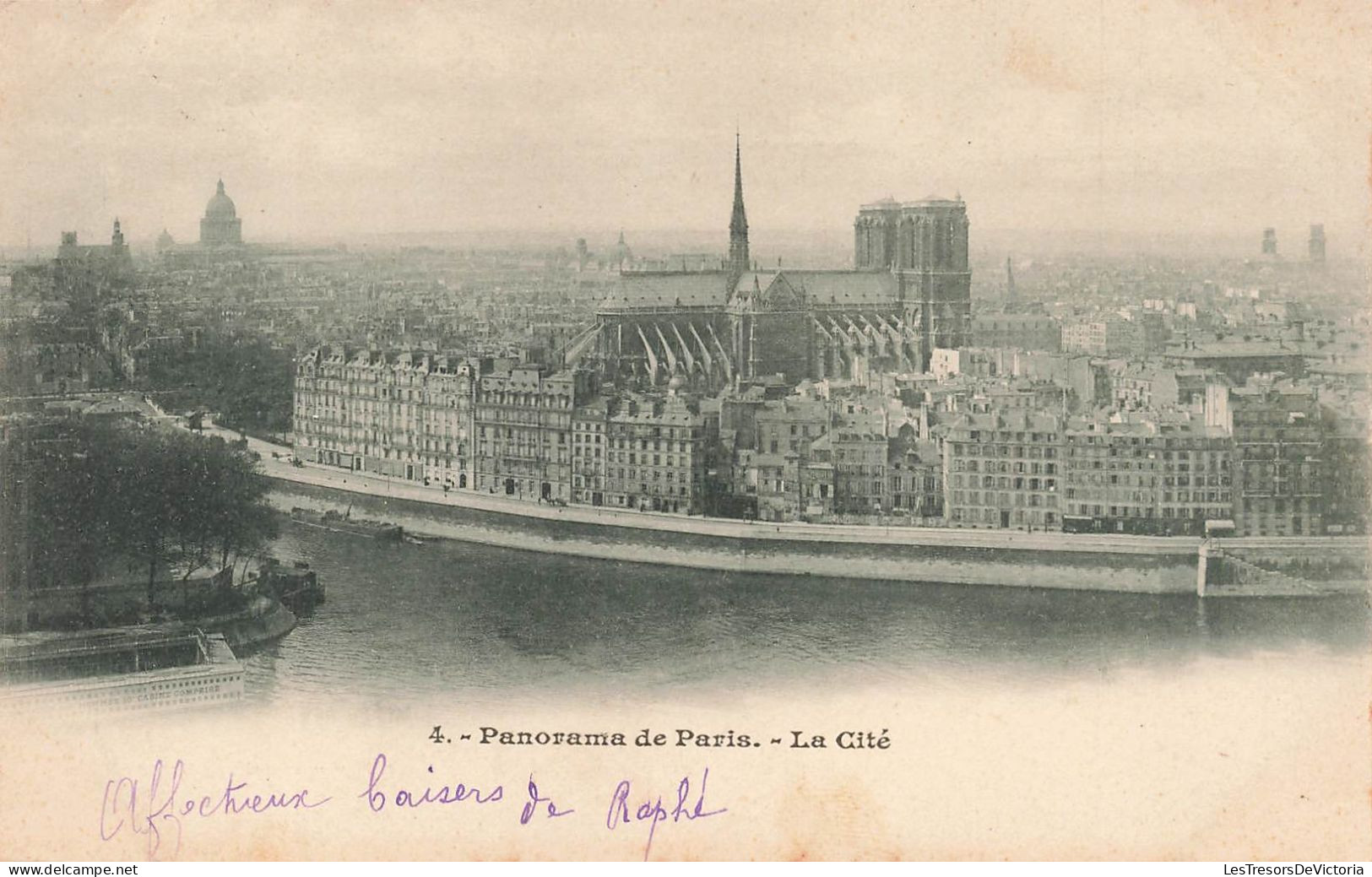 FRANCE - Paris - Panorama - La Cité - Carte Postale Ancienne - Other & Unclassified