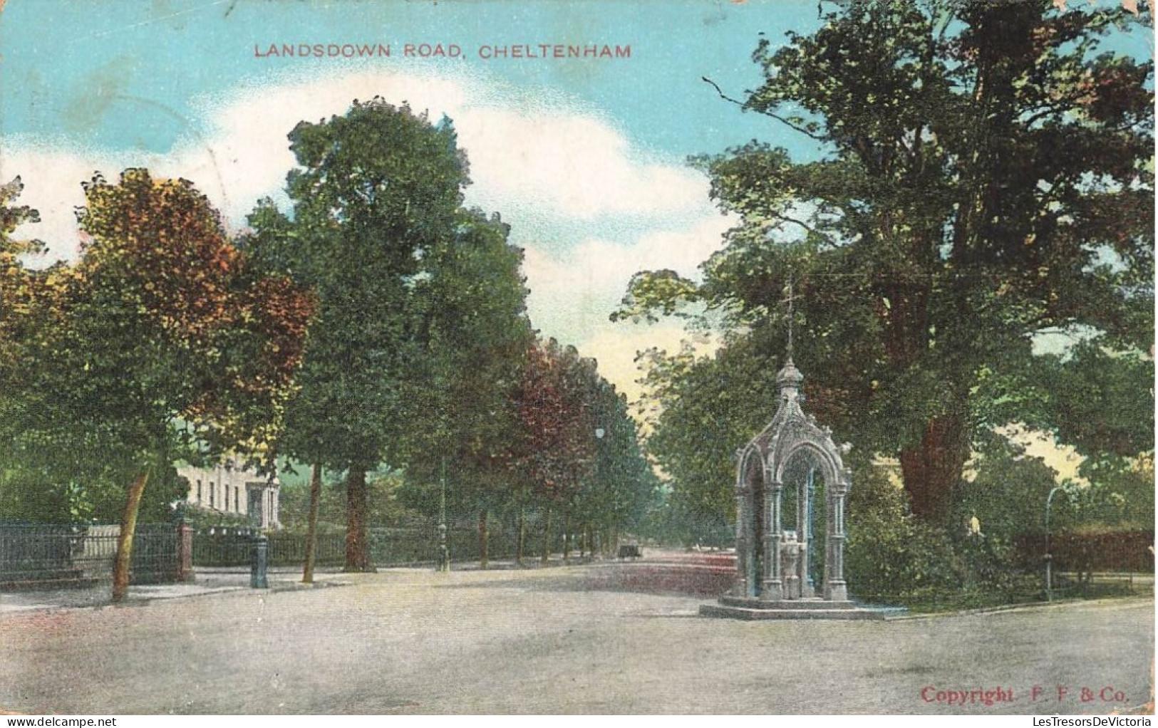 ROYAUME UNI - Angleterre - Gloucestershire - Cheltenham -Lansdown Road - Colorisé - Carte Postale Ancienne - Cheltenham