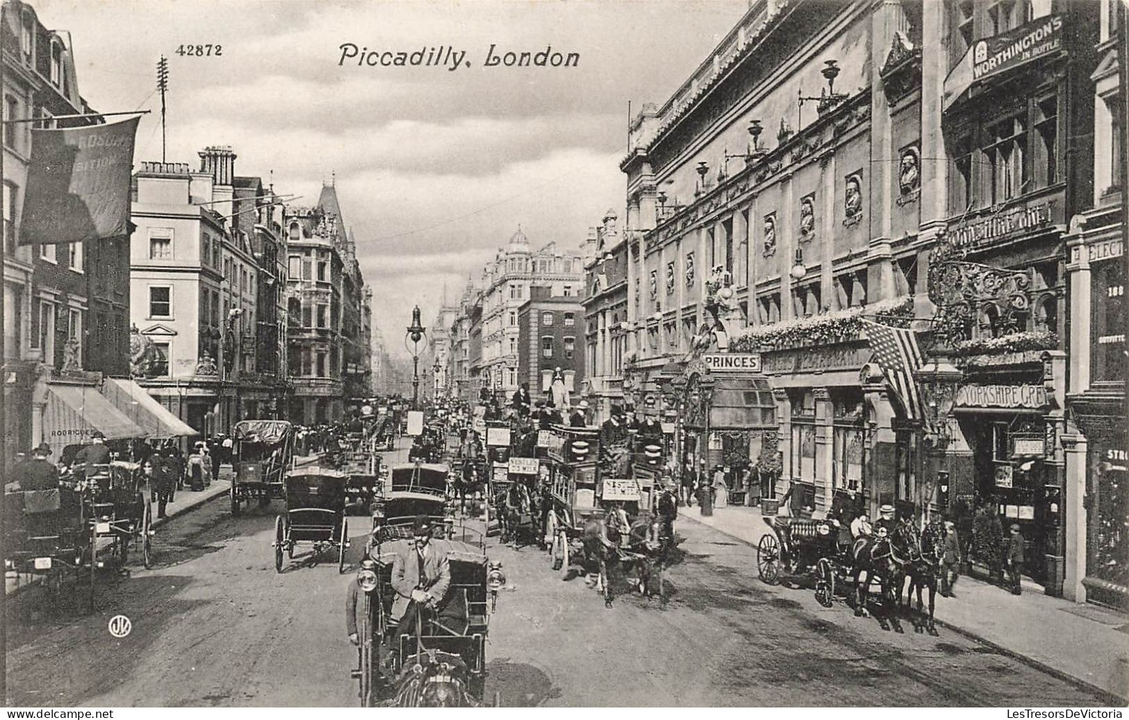 ROYAUME UNI - Angleterre - London - Piccadilly - Princes - Voitures - Animé - Carte Postale Ancienne - Piccadilly Circus