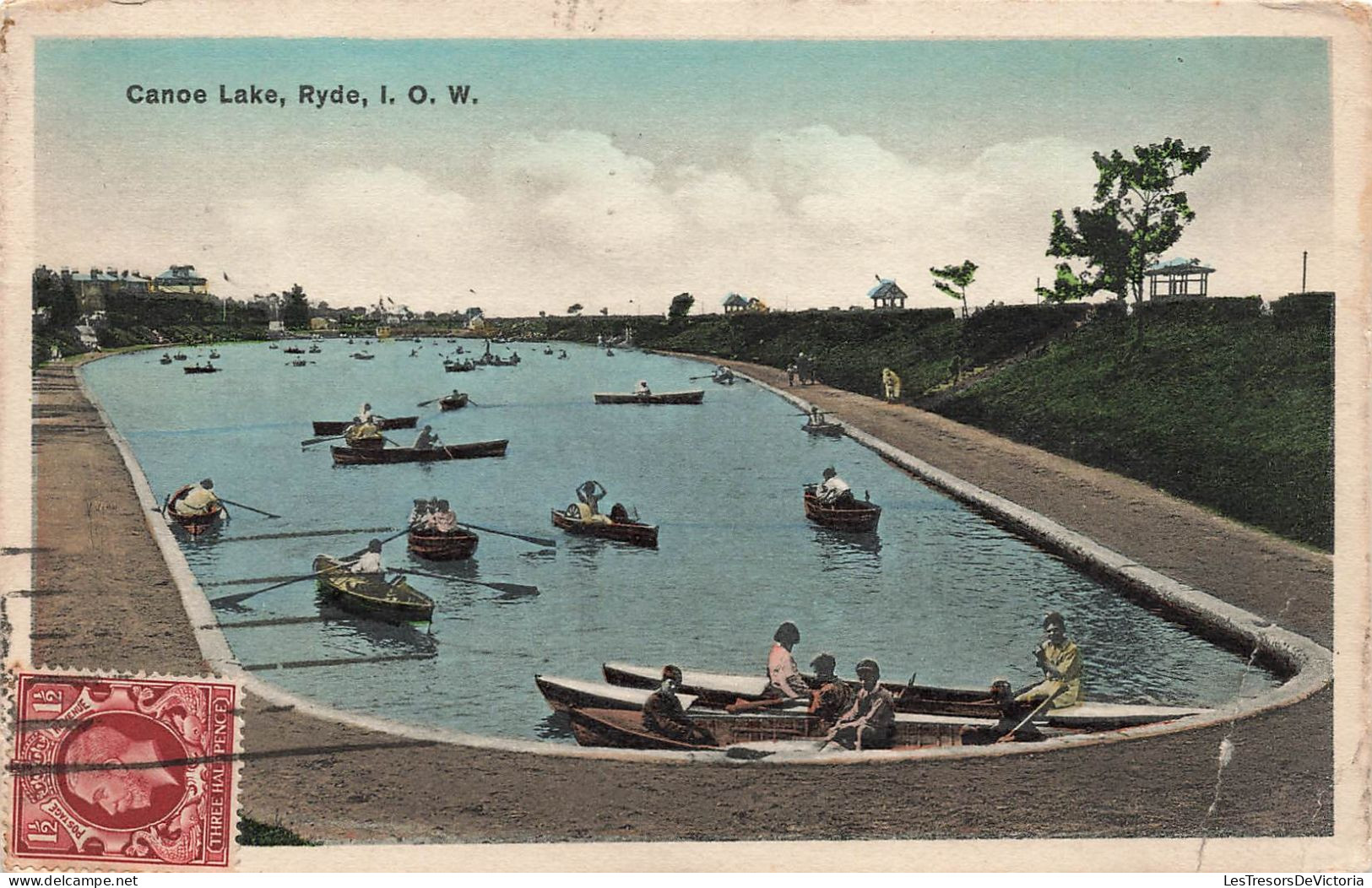 ROYAUME UNI - Angleterre - Isle Of Wight - Canoe Lake - Ryde - Colorisé - Carte Postale Ancienne - Altri & Non Classificati