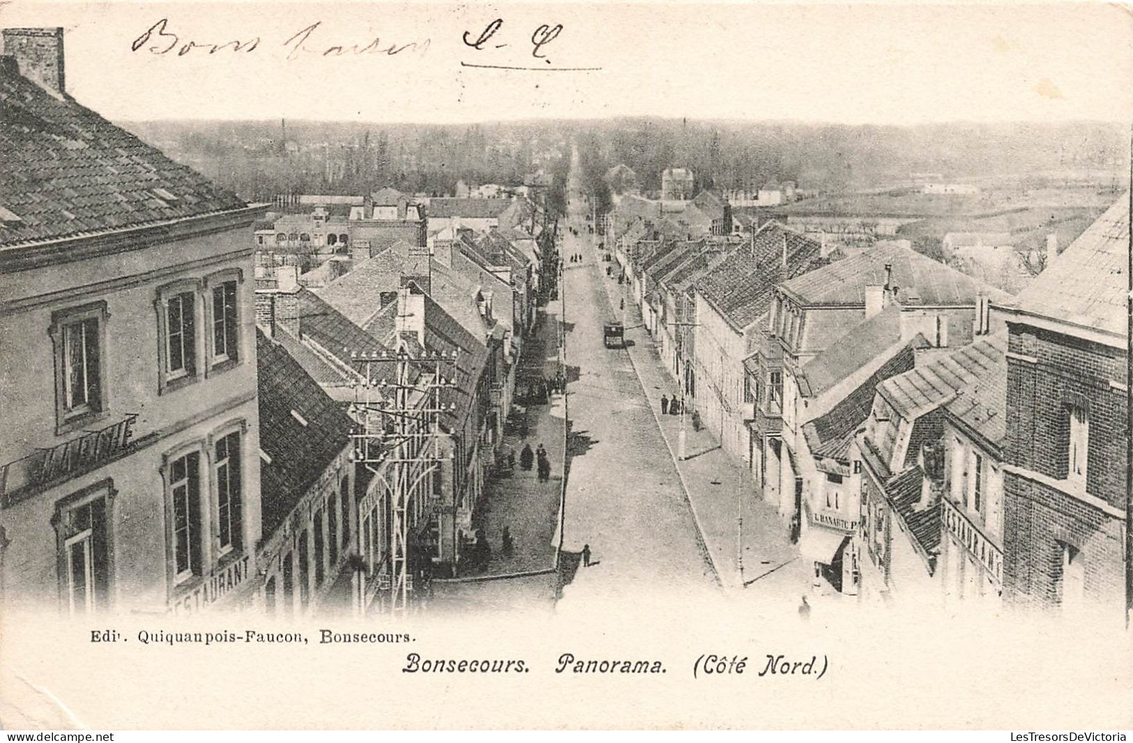 FRANCE - Bonsecours - Panorama De La Ville - Carte Postale Ancienne - Bonsecours