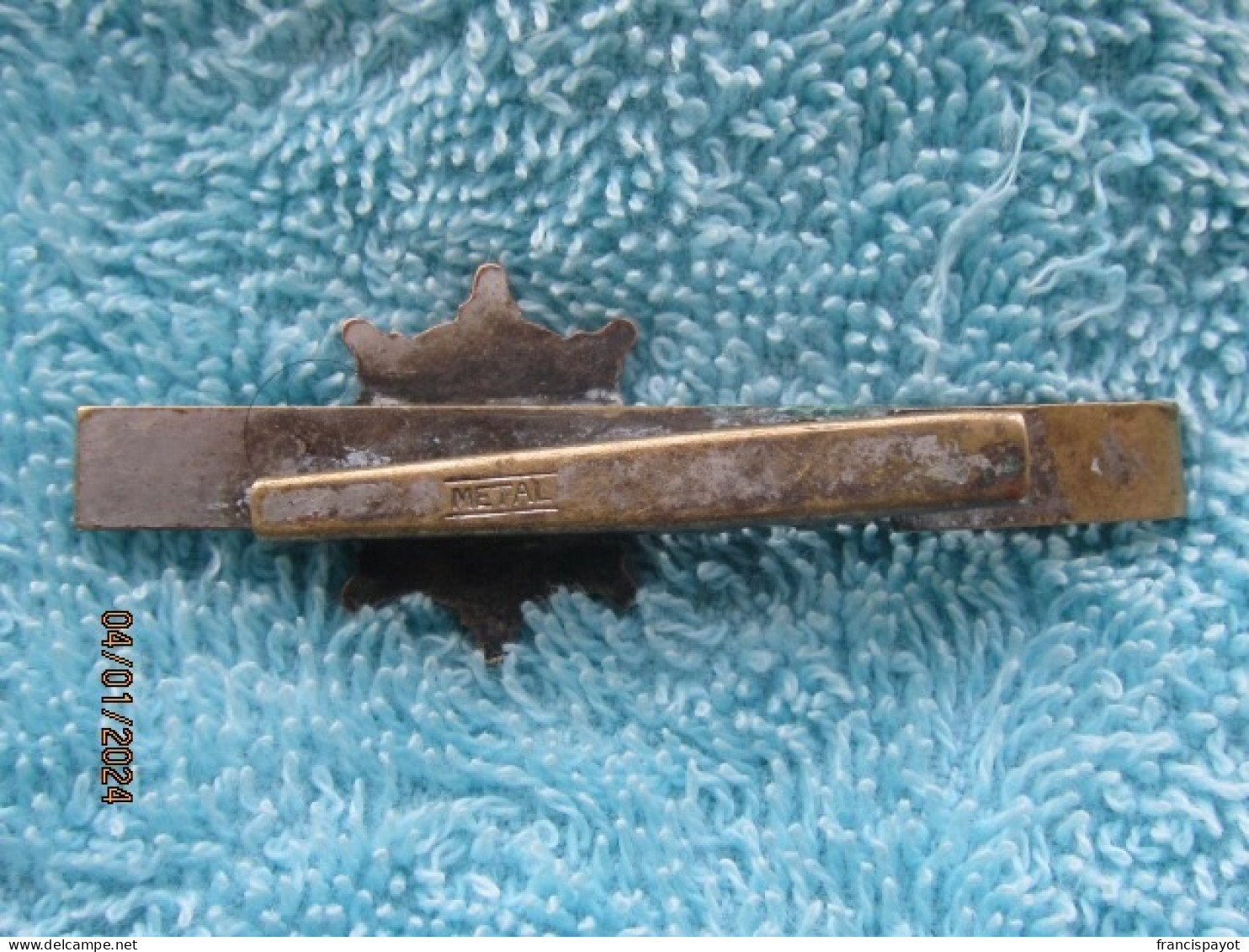 Ethiopie: Tie Clip (pince-cravate) Ethiopian Road Authorities - Obj. 'Remember Of'