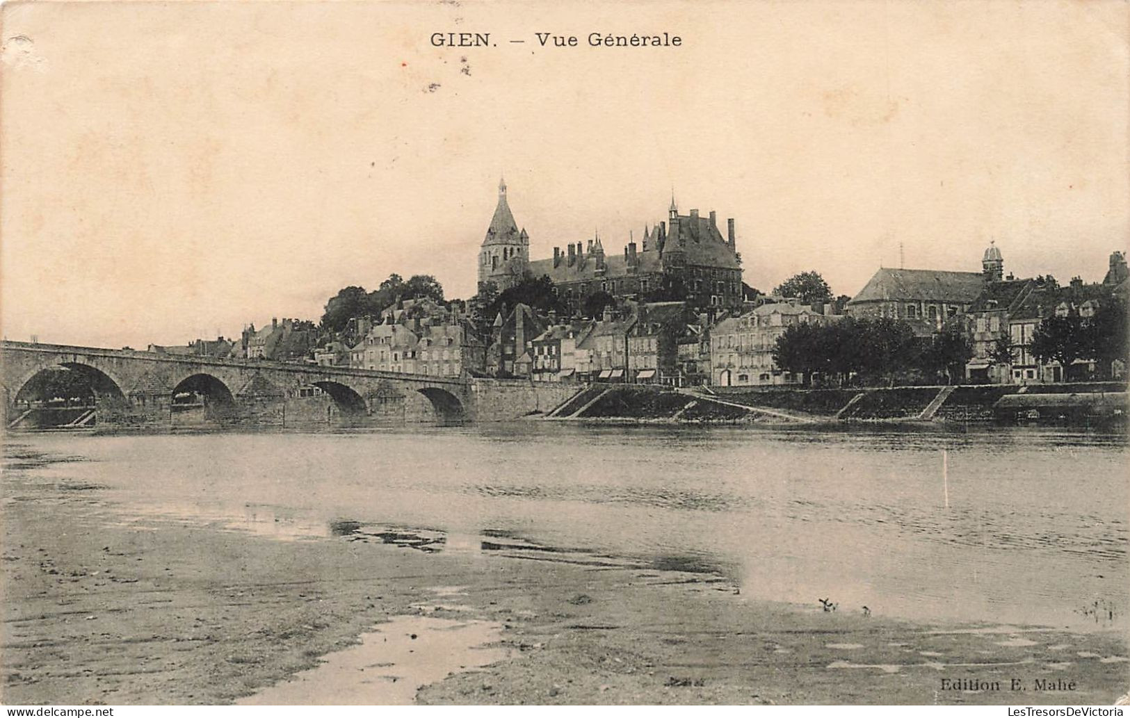 FRANCE - Gien - Vue Générale De La Ville - Carte Postale Ancienne - Gien