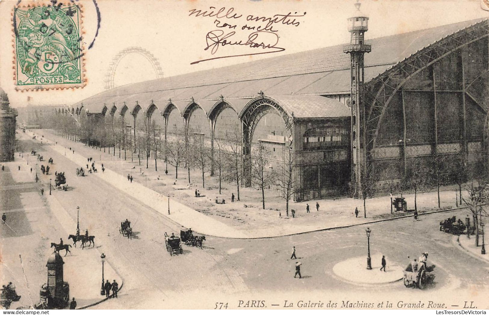 FRANCE - Paris - La Galerie Des Machines Et La Grande Roue - Carte Postale Ancienne - Other & Unclassified