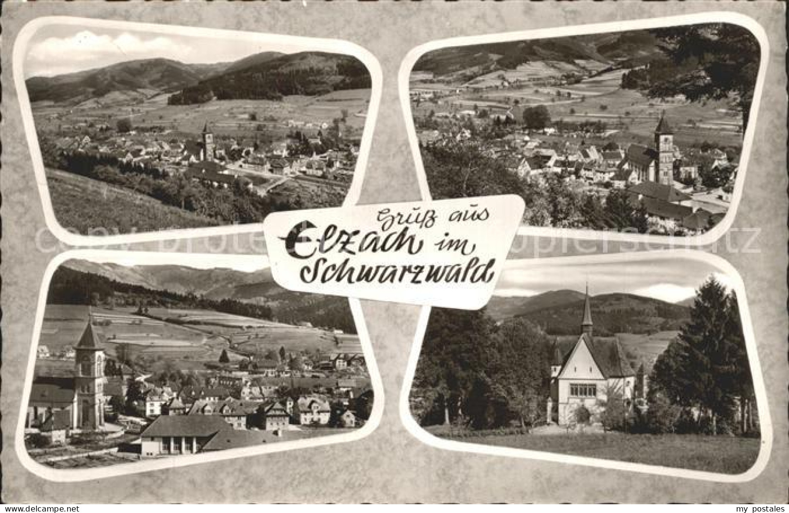 41968092 Elzach Panorama Schwarzwald Kirche Elzach - Elzach