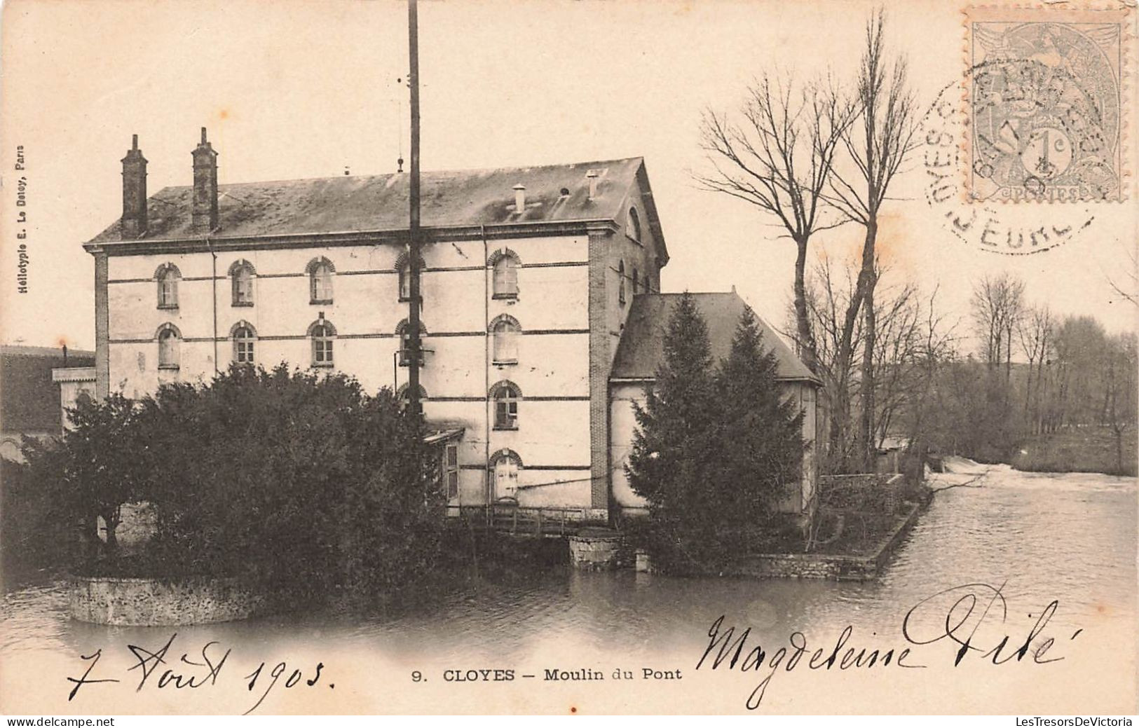 FRANCE - Cloyes - Moulin Du Pont - Dos Non Divisé - Carte Postale Ancienne - Cloyes-sur-le-Loir