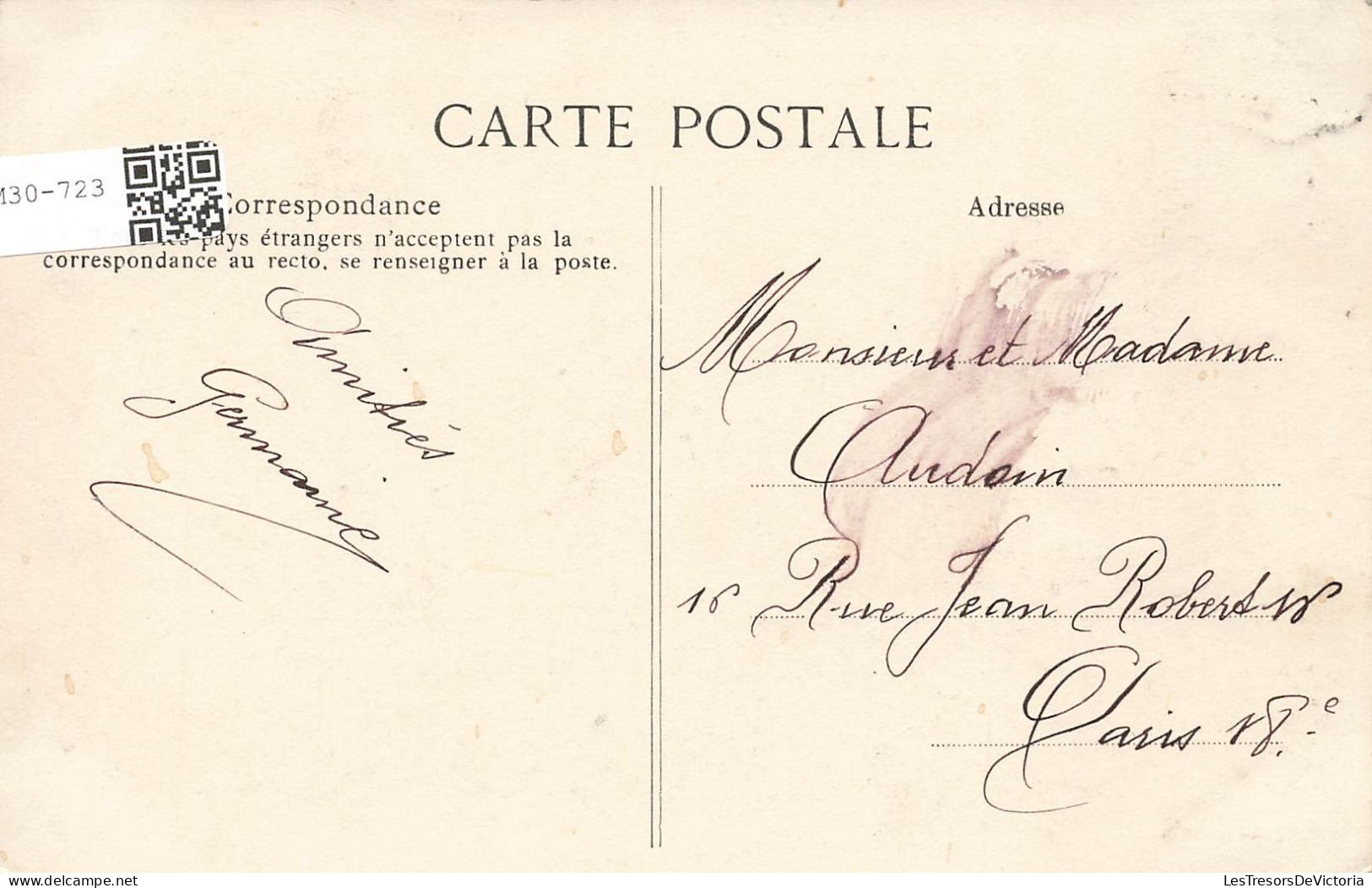FRANCE - Pierrefitte - Le Château - Carte Postale Ancienne - Autres & Non Classés