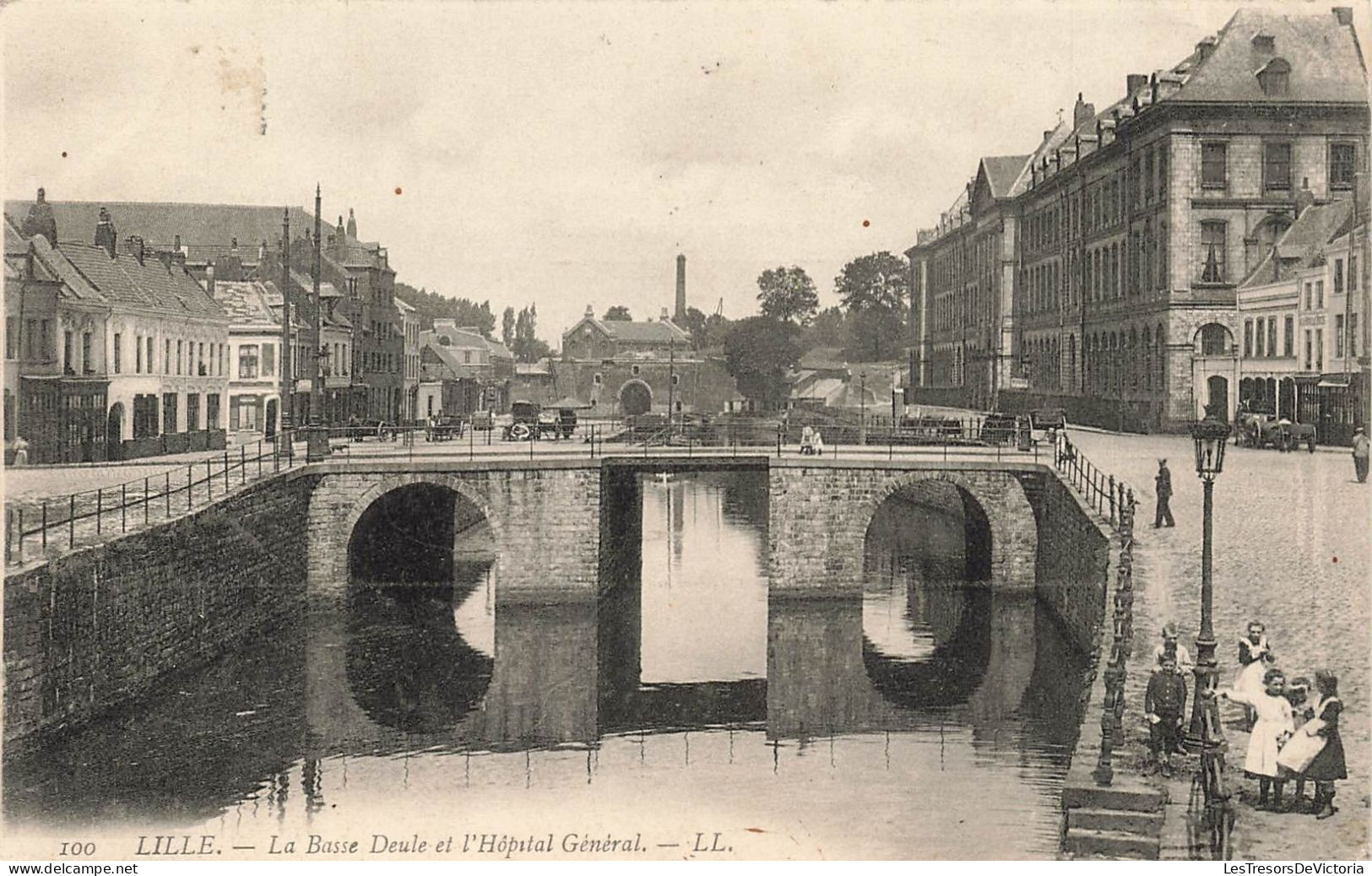 FRANCE - Lille - La Basse Deule Et L'hôpital Général - Carte Postale Ancienne - Lille