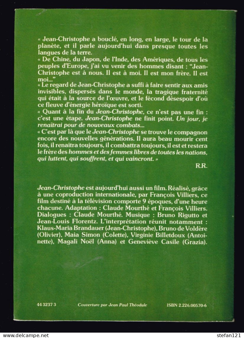 Jean-Christophe - Romain Rolland - Tome 2 - 1978 - 798 Pages 22 X 15,5 Cm - Aventure