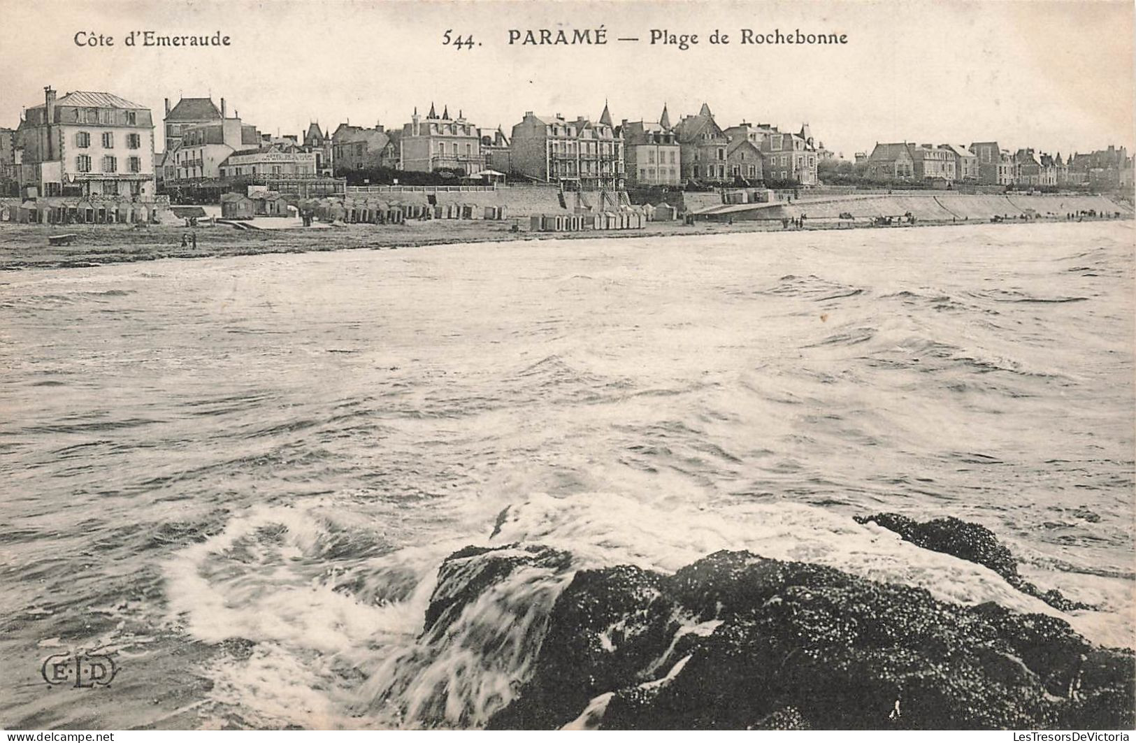 FRANCE - Paramé -  Plage De Rochebonne - Carte Postale Ancienne - Parame