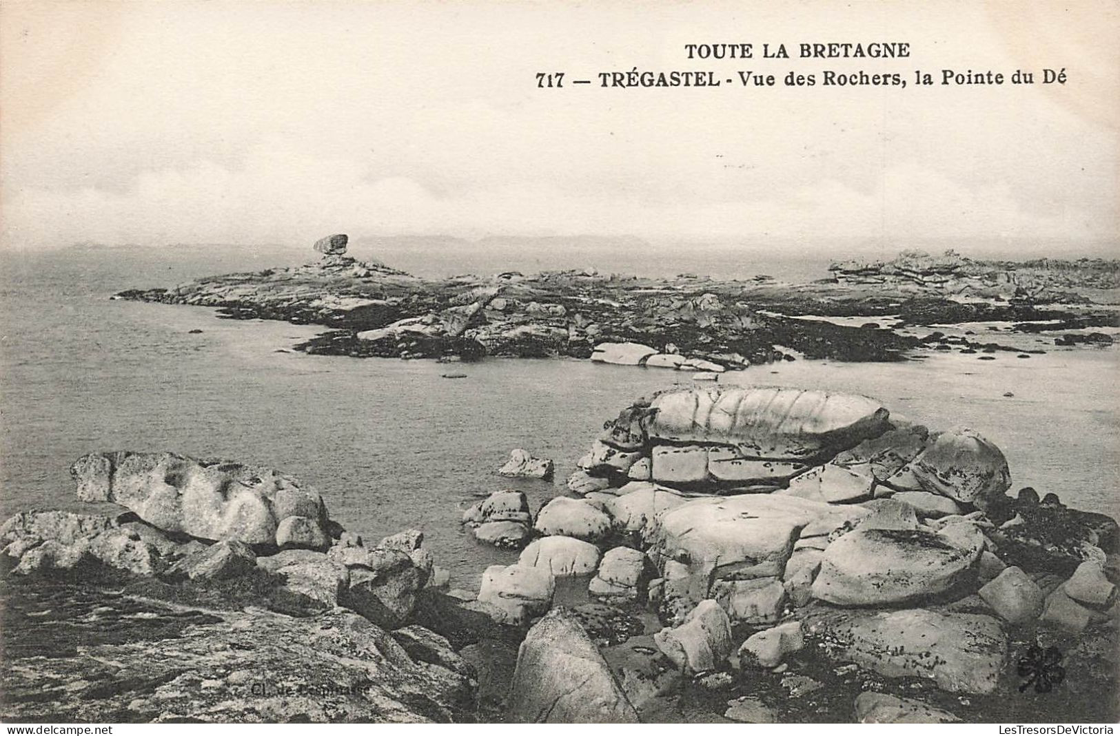 FRANCE - Trégastel - Vue Des Rochers - La  Pointe Du Dé - Carte Postale Ancienne - Trégastel