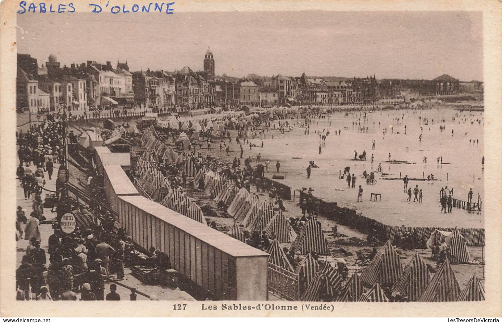 FRANCE - Sables D'Olonne - Plage - Vue Générale - Carte Postale Ancienne - Sables D'Olonne