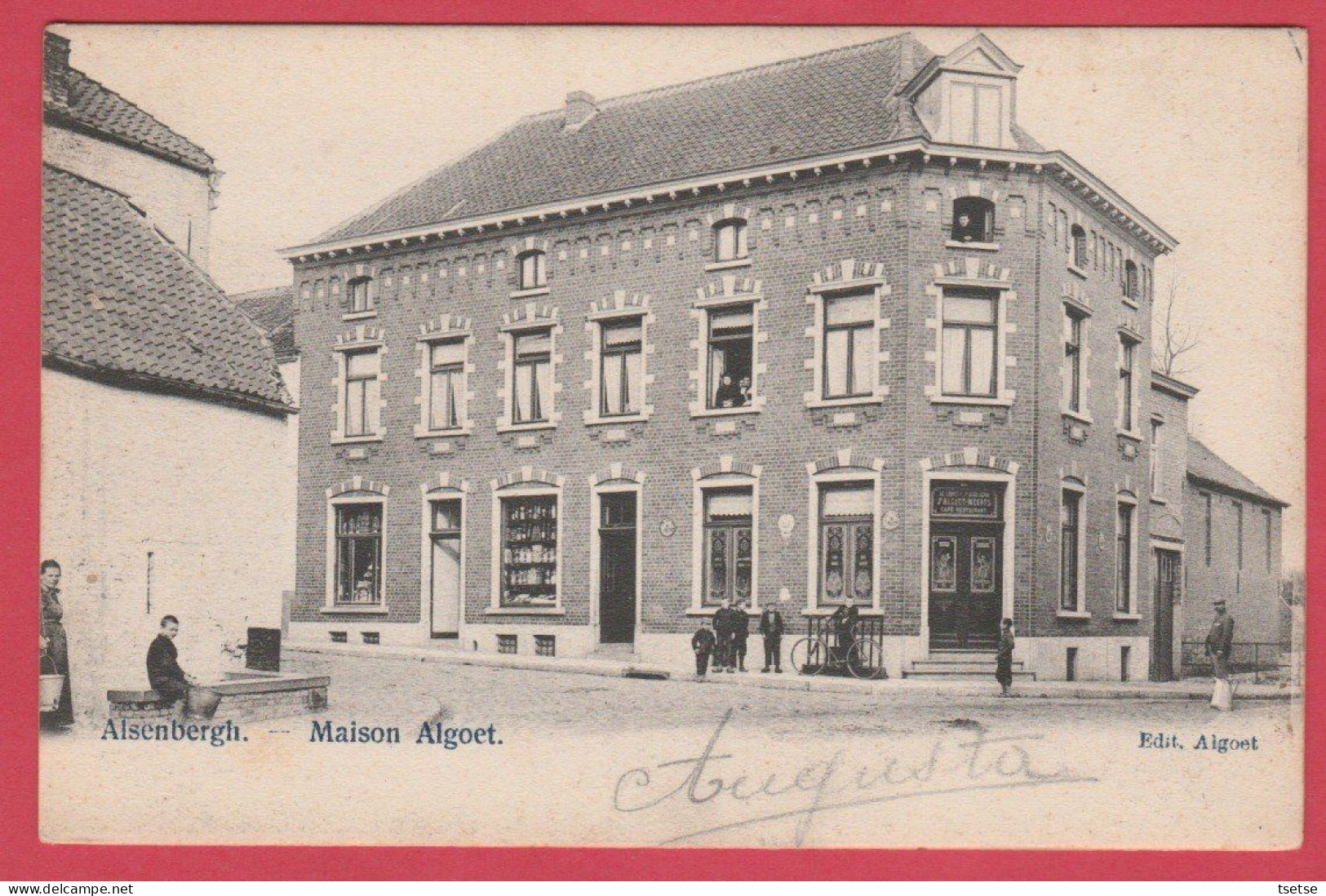 Alsemberg - Maison Algoet  - 190?( Verso Zien ) - Beersel