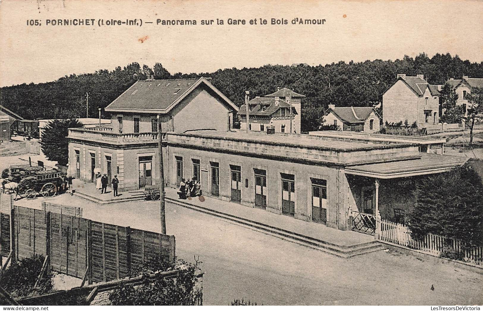 FRANCE - Pornichet - Panorama Sur La Gare Et Le Bois D'Amour - Carte Postale Ancienne - Pornichet