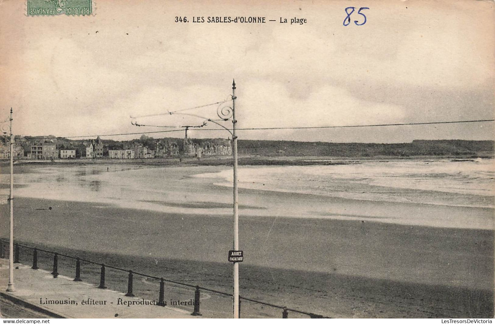 FRANCE - Sables D'Olonne - La Plage - Carte Postale Ancienne - Sables D'Olonne