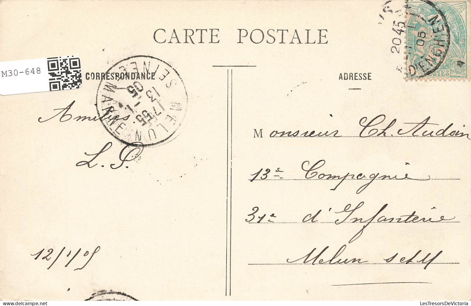 FRANCE - Paris - Rue Lafayette - Square Montholon - Colorisé - Animé - Carte Postale Ancienne - Other & Unclassified