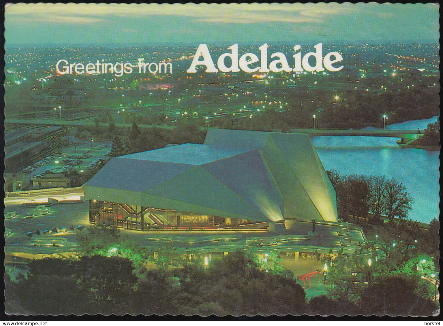 Australien - Adelaide - Festival Theatre By Night  - Nice Stamp - Adelaide