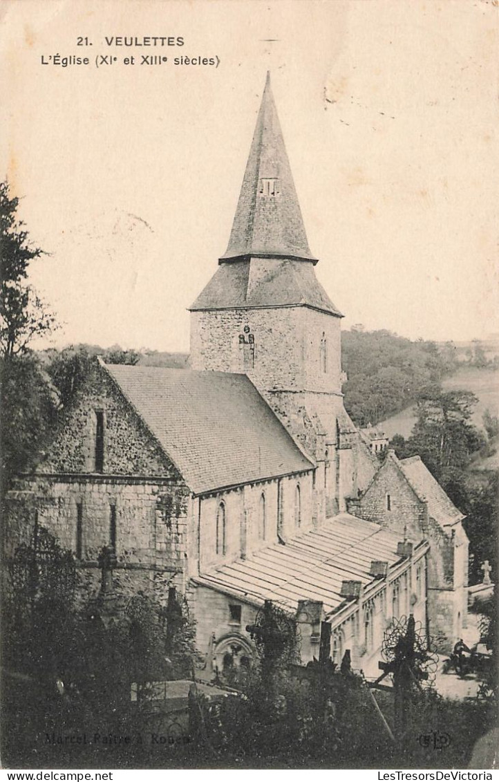 FRANCE - Veulettes - L'Eglise (XI Et XIIIe Siècle) - Carte Postale Ancienne - Andere & Zonder Classificatie