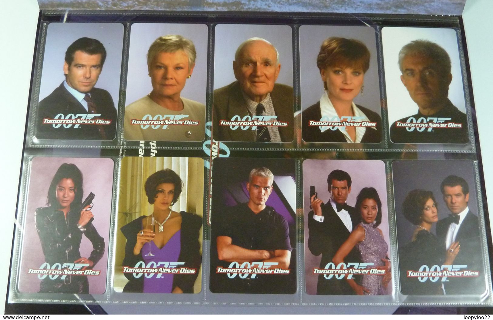 UK - Great Britain - Space Group - Remote Memory - 007 - James Bond - Tomorrow Never Dies - Set Of 10 - Mint In Folder - [ 8] Ediciones De Empresas