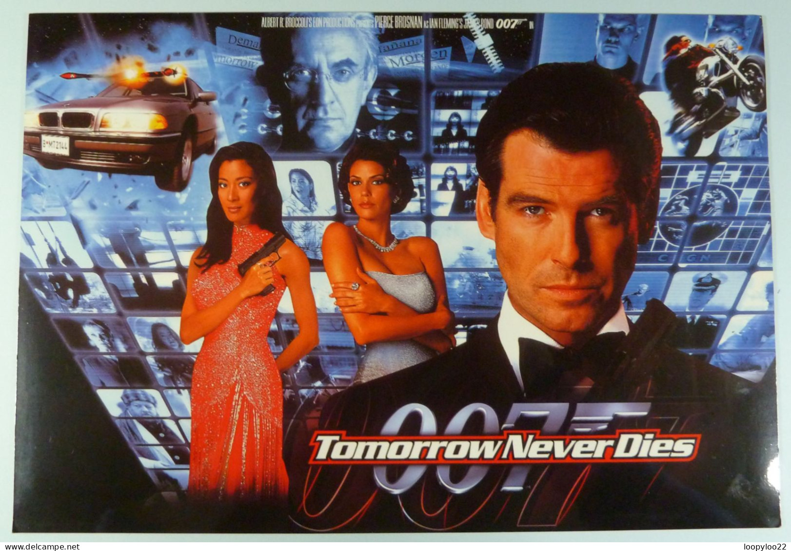 UK - Great Britain - Space Group - Remote Memory - 007 - James Bond - Tomorrow Never Dies - Set Of 10 - Mint In Folder - [ 8] Companies Issues