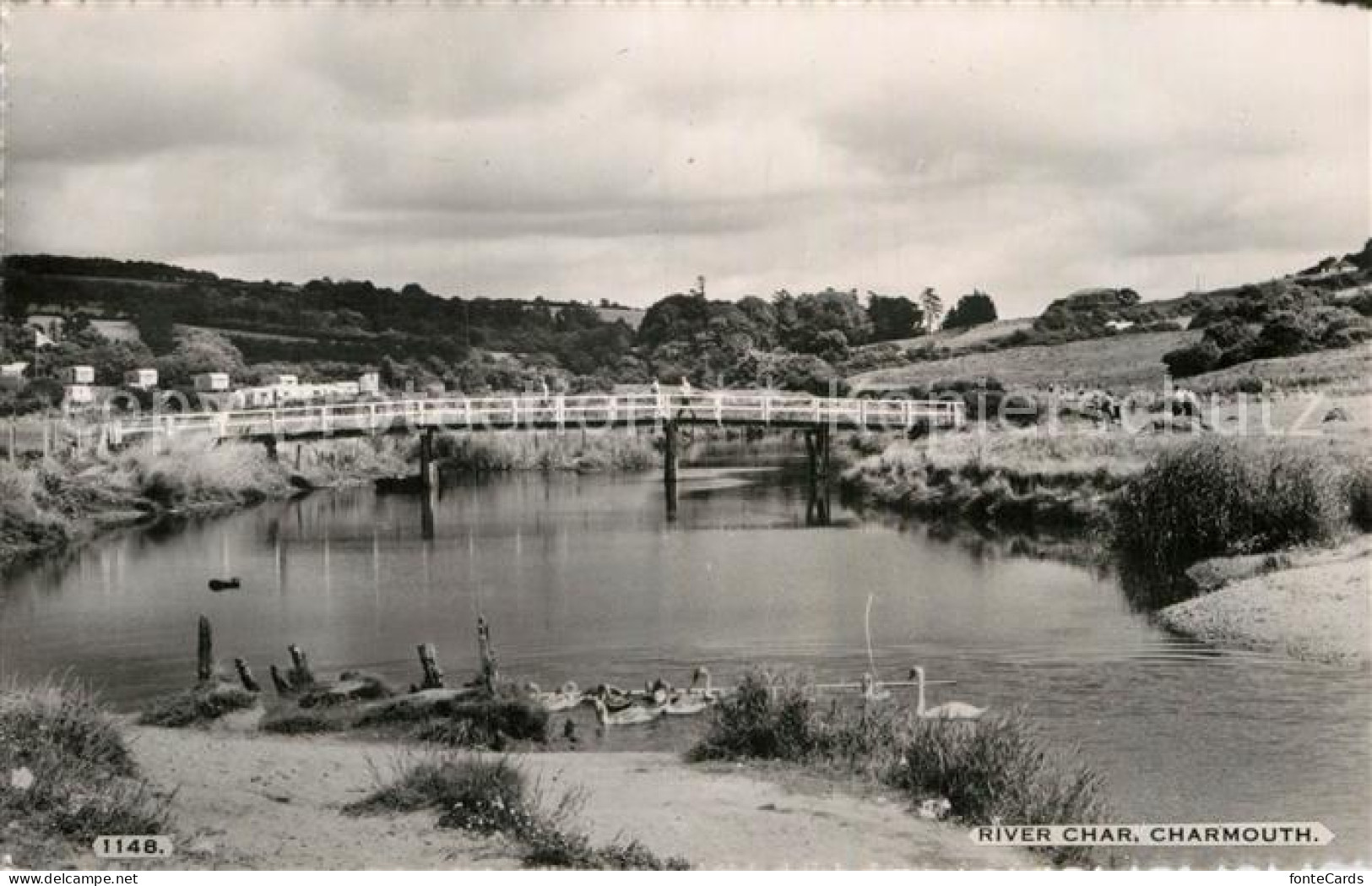 12932727 Charmouth Fluss Char Bruecke West Dorset - Autres & Non Classés